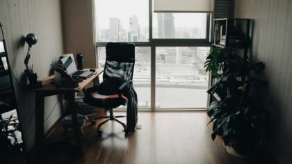 Creating a functional home office nook in a small space