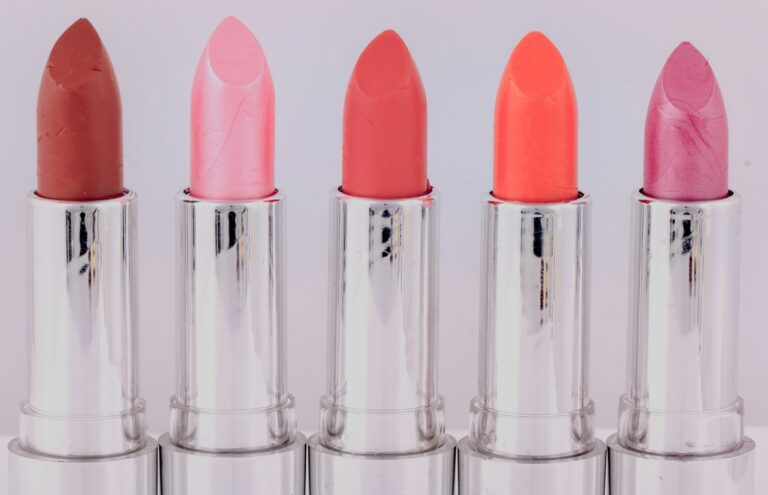 Lipstick swatches arm skin tones