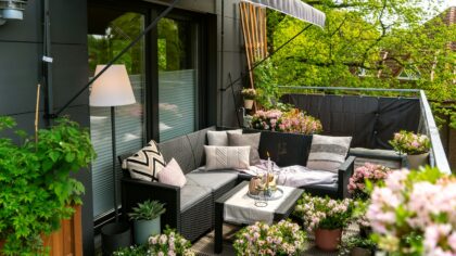 How to turn a small balcony into a calming retreat