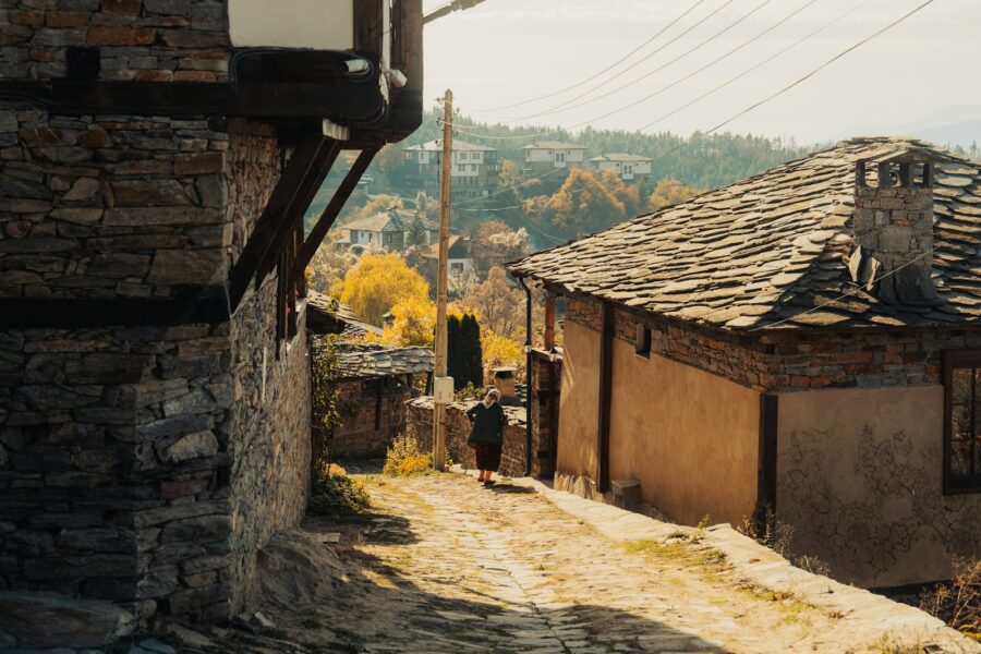 Small village street