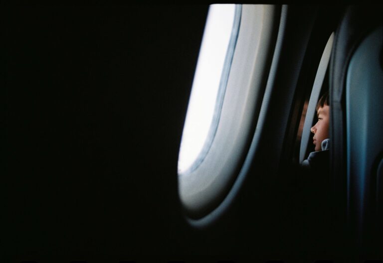 Child looking out