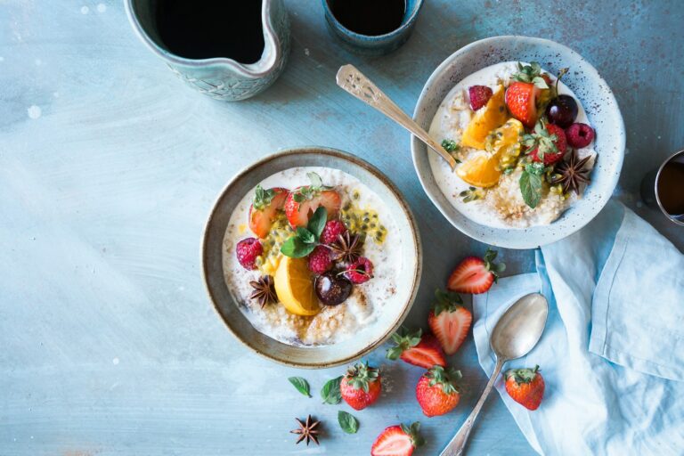 Healthy breakfast bowl