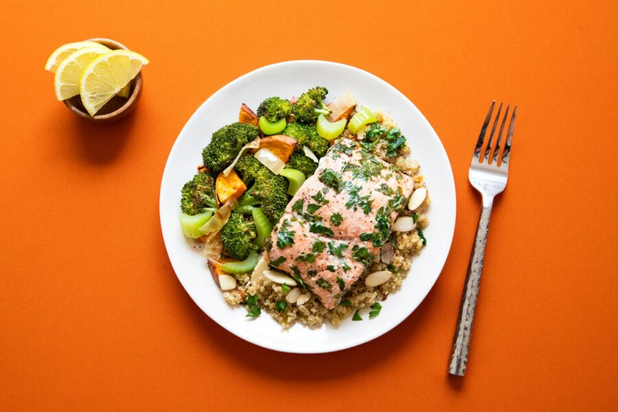Balanced dinner plate