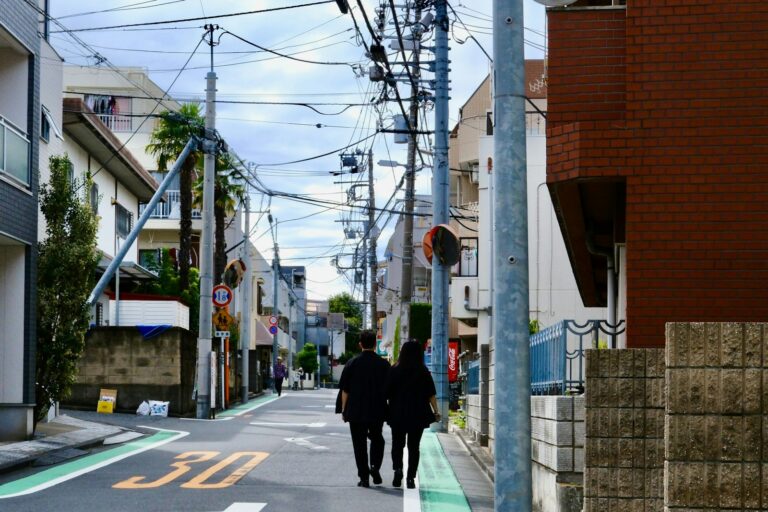 Couple walking together