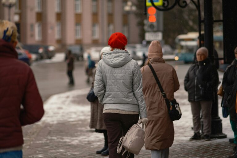 Winter street fashion