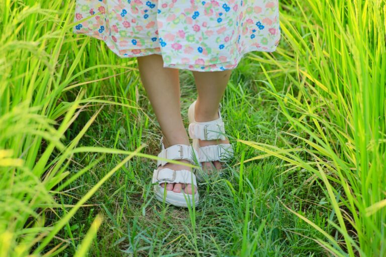 Sandals cotton dress