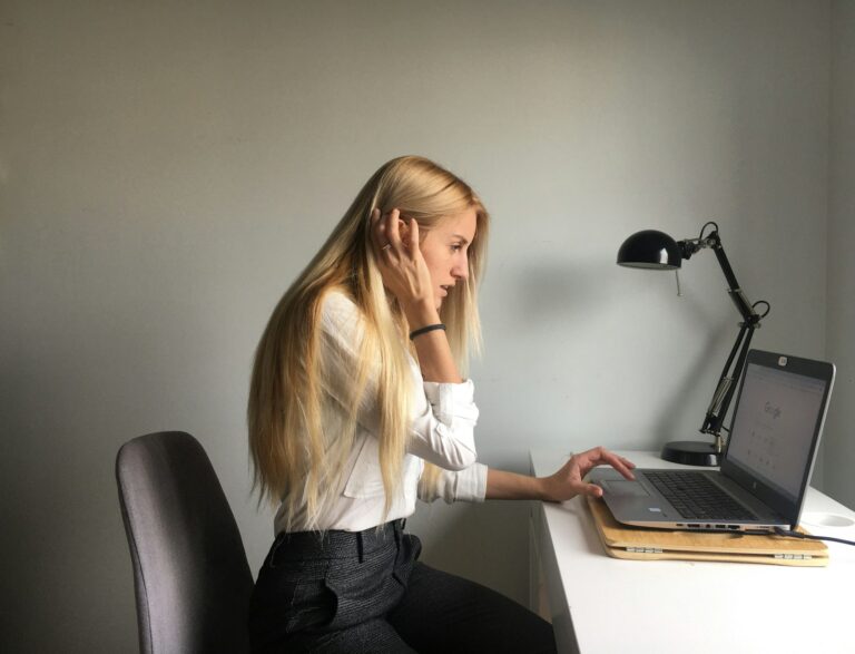 Office worker neck