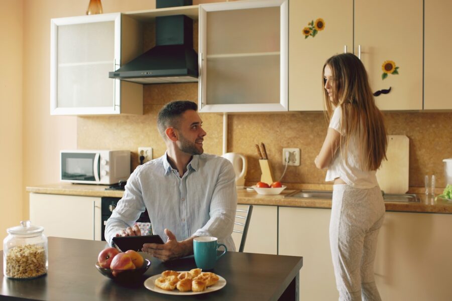 Family morning routine