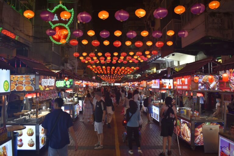 Street food market