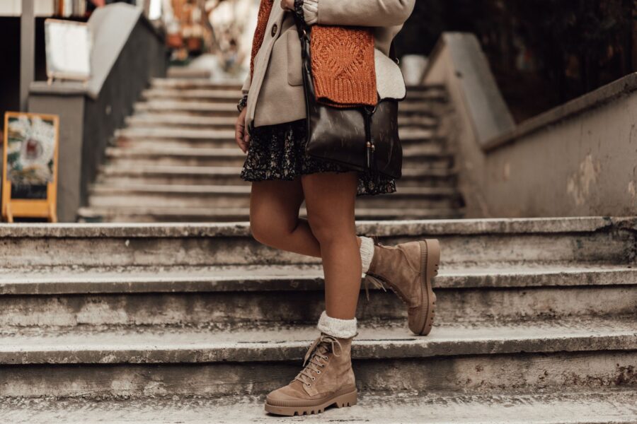 Winter street fashion