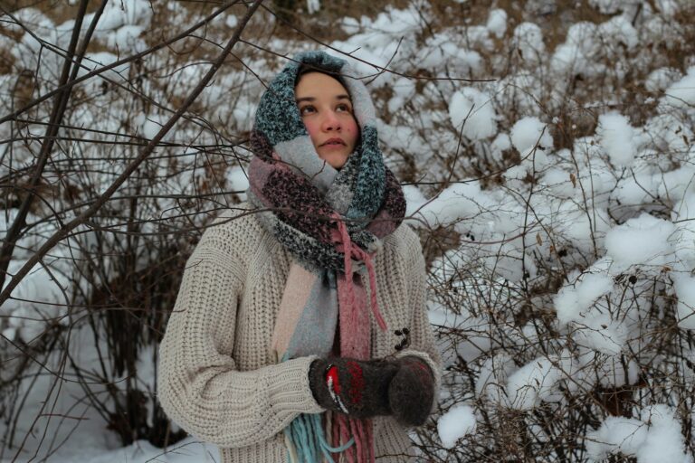 Cozy winter knitwear