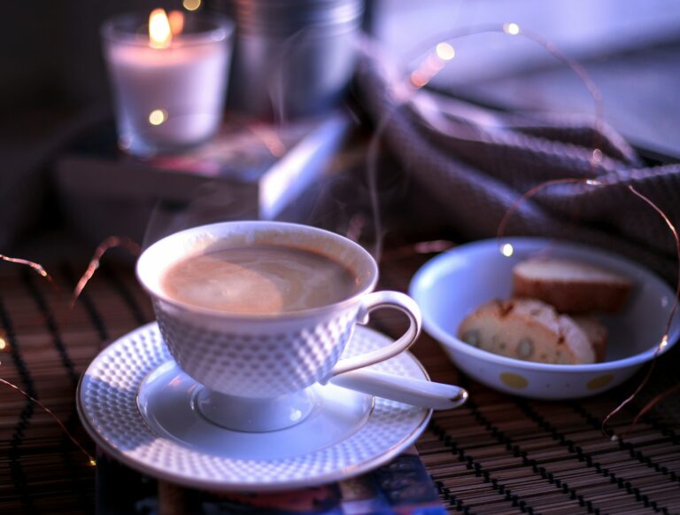 Cozy evening routine