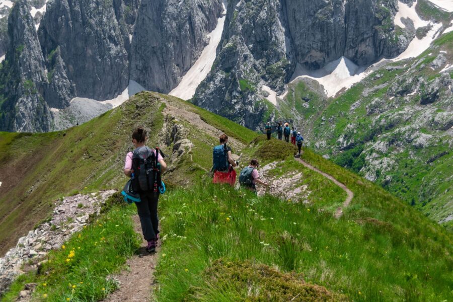 Mountain hut valley