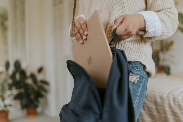 Bag interior pockets