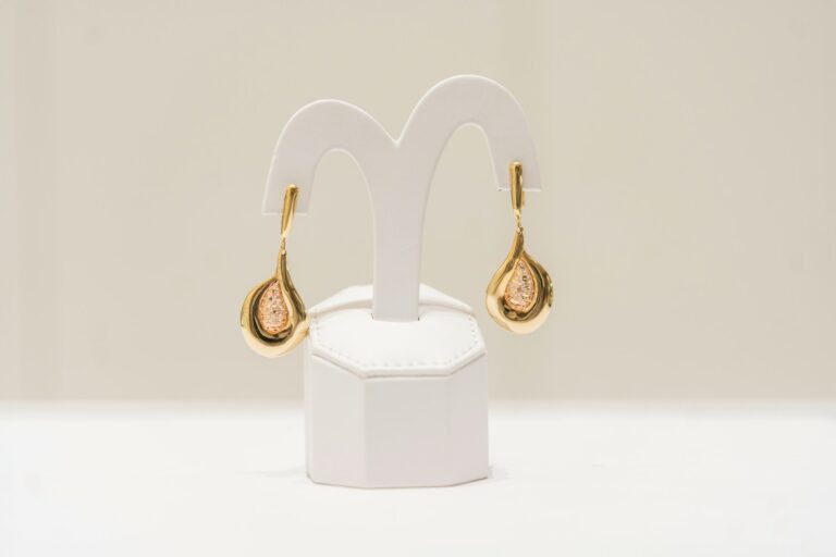 Silver gold hoop