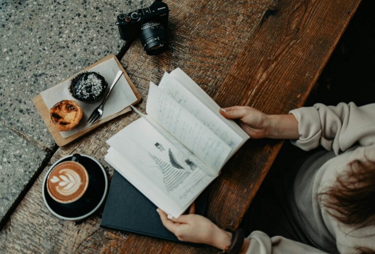 Person writing journal