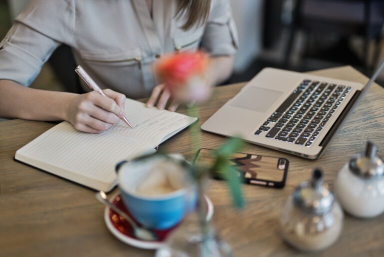Person working desk