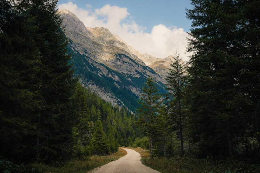 Mountain valley trail