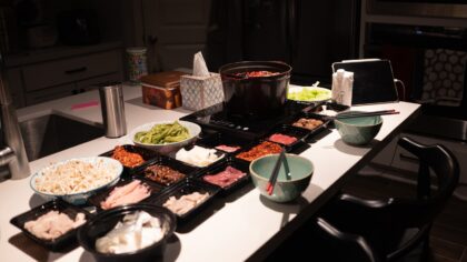 How to make a simple rice bowl bar that keeps everyone at the table happy