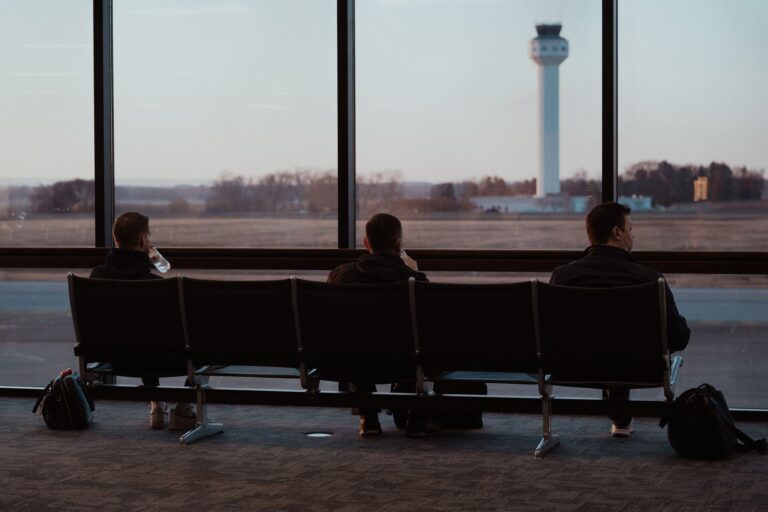 Airport terminal seating