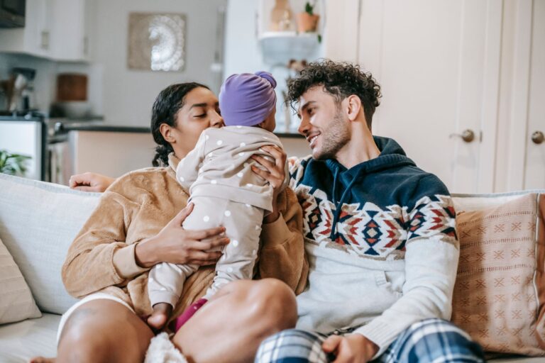 Friends baby living