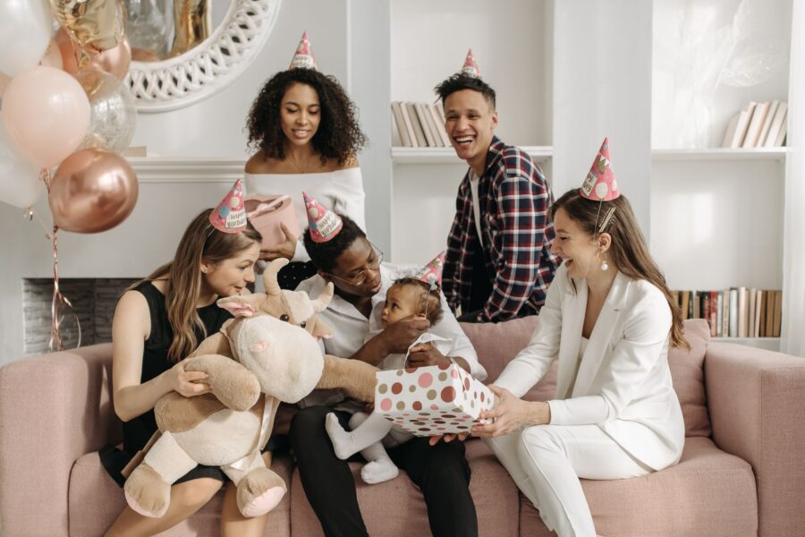 Friends baby living