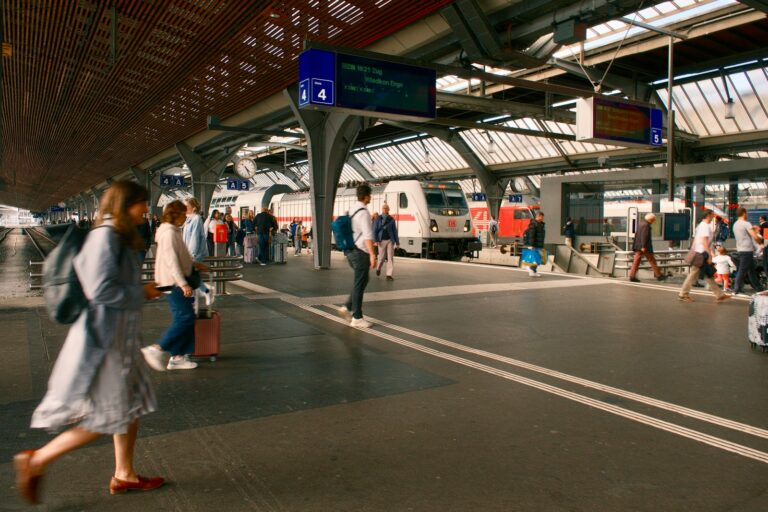 Train station platform