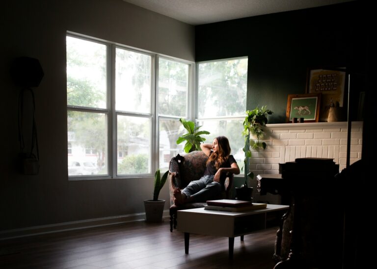 Couple sitting sofa