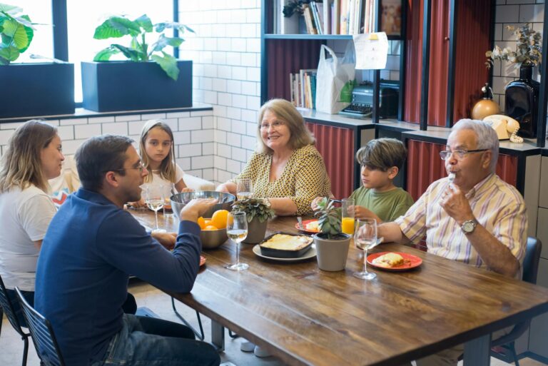 Parents talking grandparents