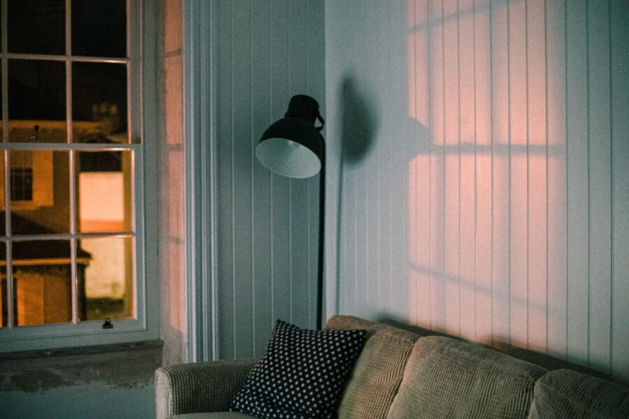 Evening home tidy