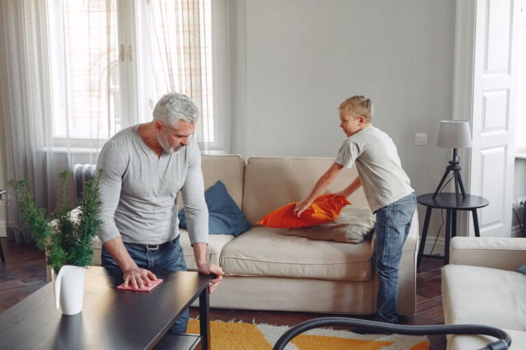 Tidy living room