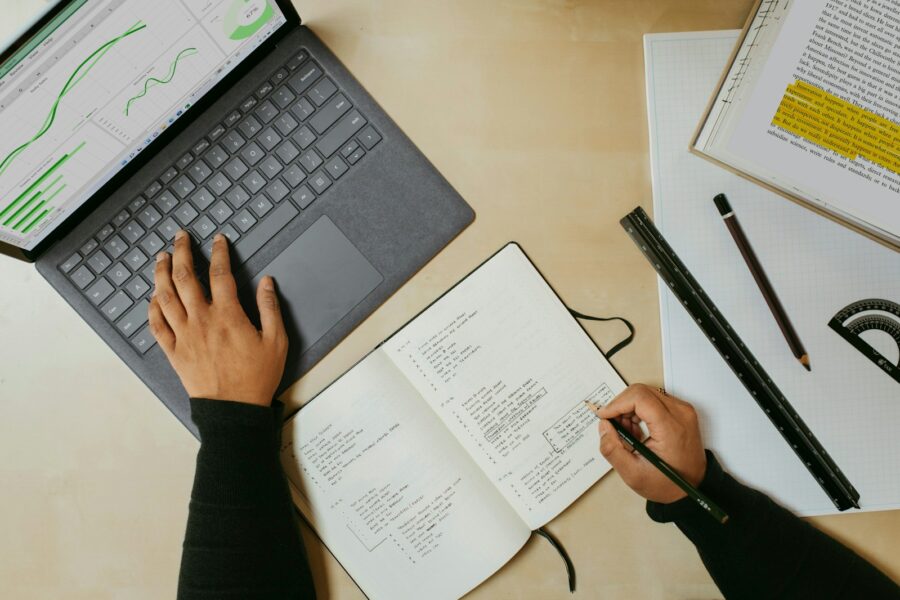Person desk choosing