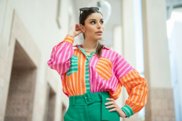 Woman outfit color