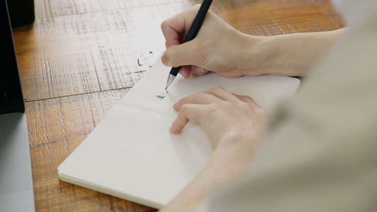 Hand writing small