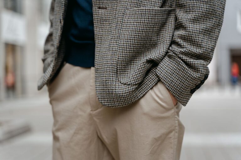 Relaxed tailored outfit blazer wide leg trousers street