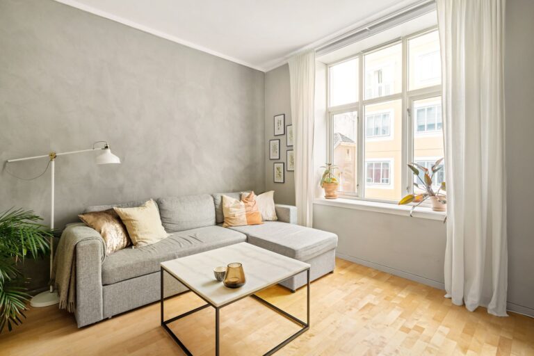 Tidy living room