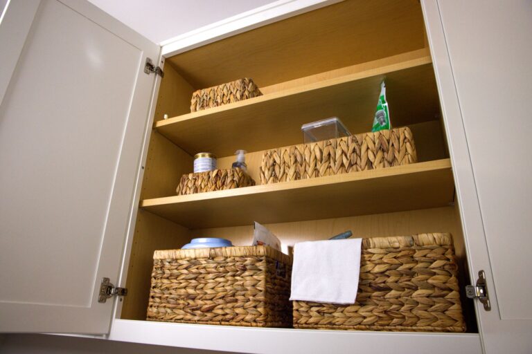 Organized cleaning supplies