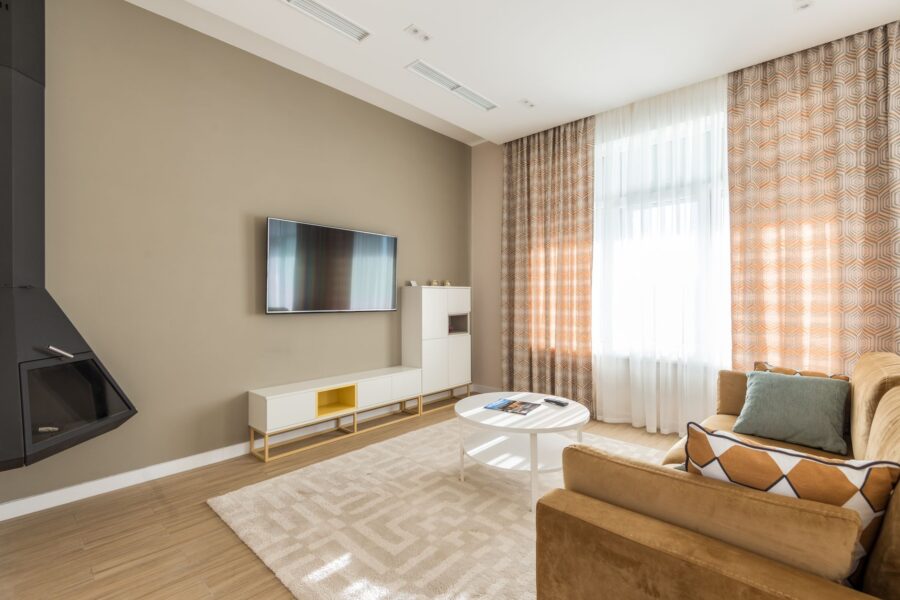 Tidy living room