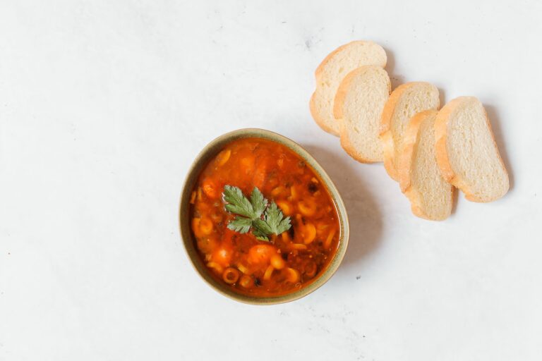 Bowl vegetable soup