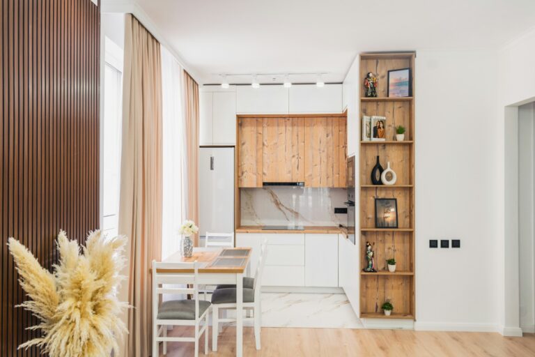 Minimalist kitchen wooden