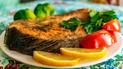 Simple sheet pan salmon and vegetables that work in any season