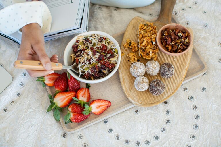 Healthy snack board
