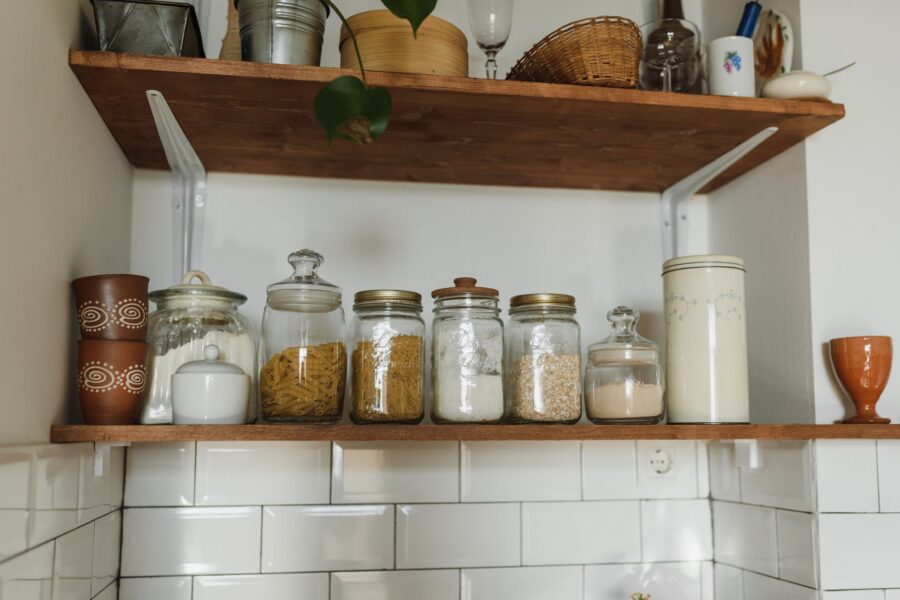 Small organized kitchen