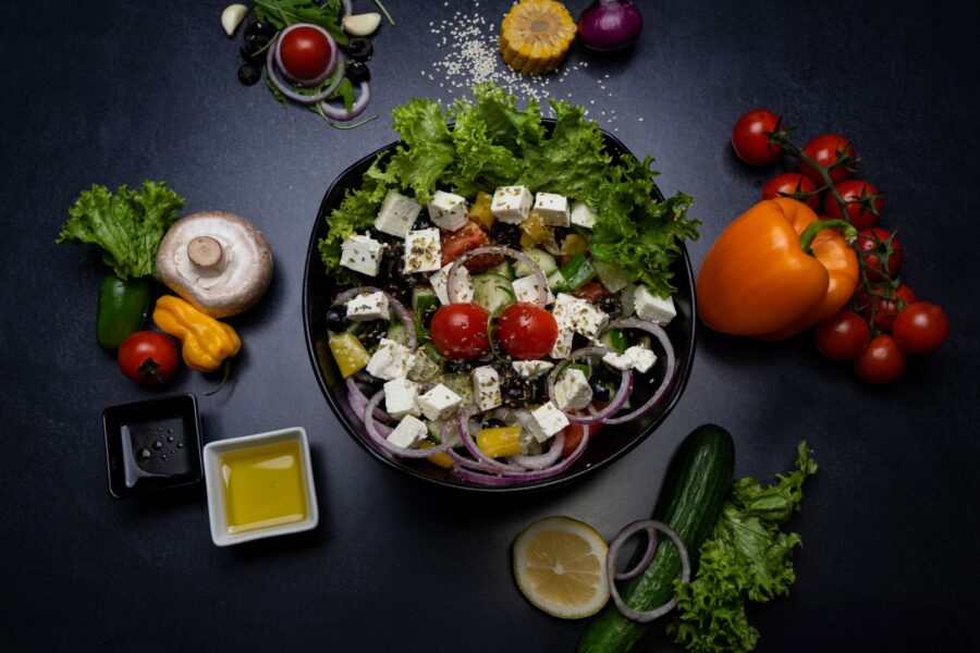 Summer salad bowl
