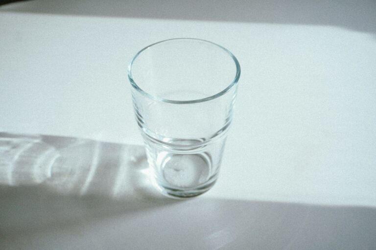 Glass water summer
