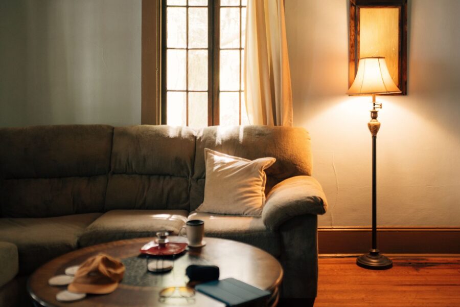 Tidy living room