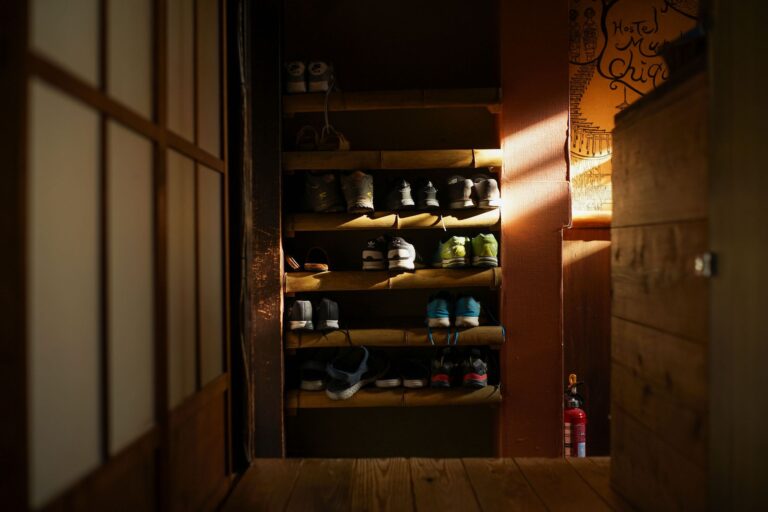 Organized entryway shoe