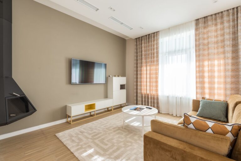 Tidy living room