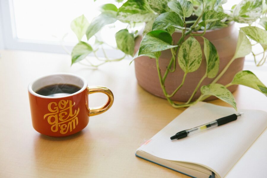 Cozy home desk