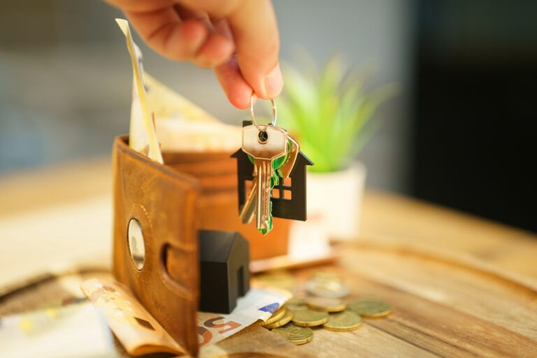 Hands smartphone home
